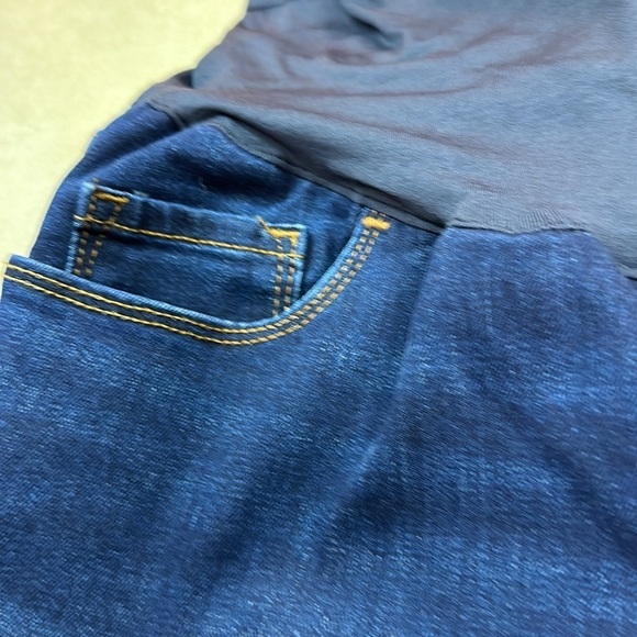 Old Navy Maternity Skinny Full Panel Jeans Cotton/Polyester Size 8 - Picture 7 of 7